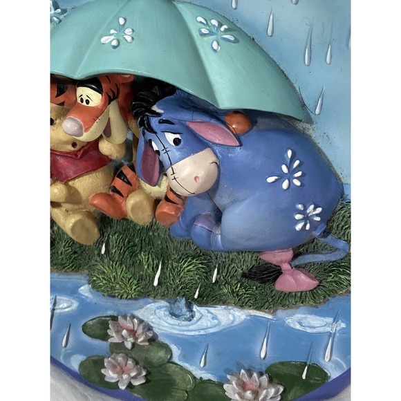 Bradford Exchange Pooh's Hunnypot “IT'S JUST A SMALL PIECE OF WEATHER” 3D Plate - Picture 3 of 6